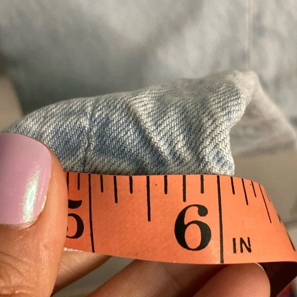 Zara women’s high waisted light Blue Jeans size - Picture 6 of 8